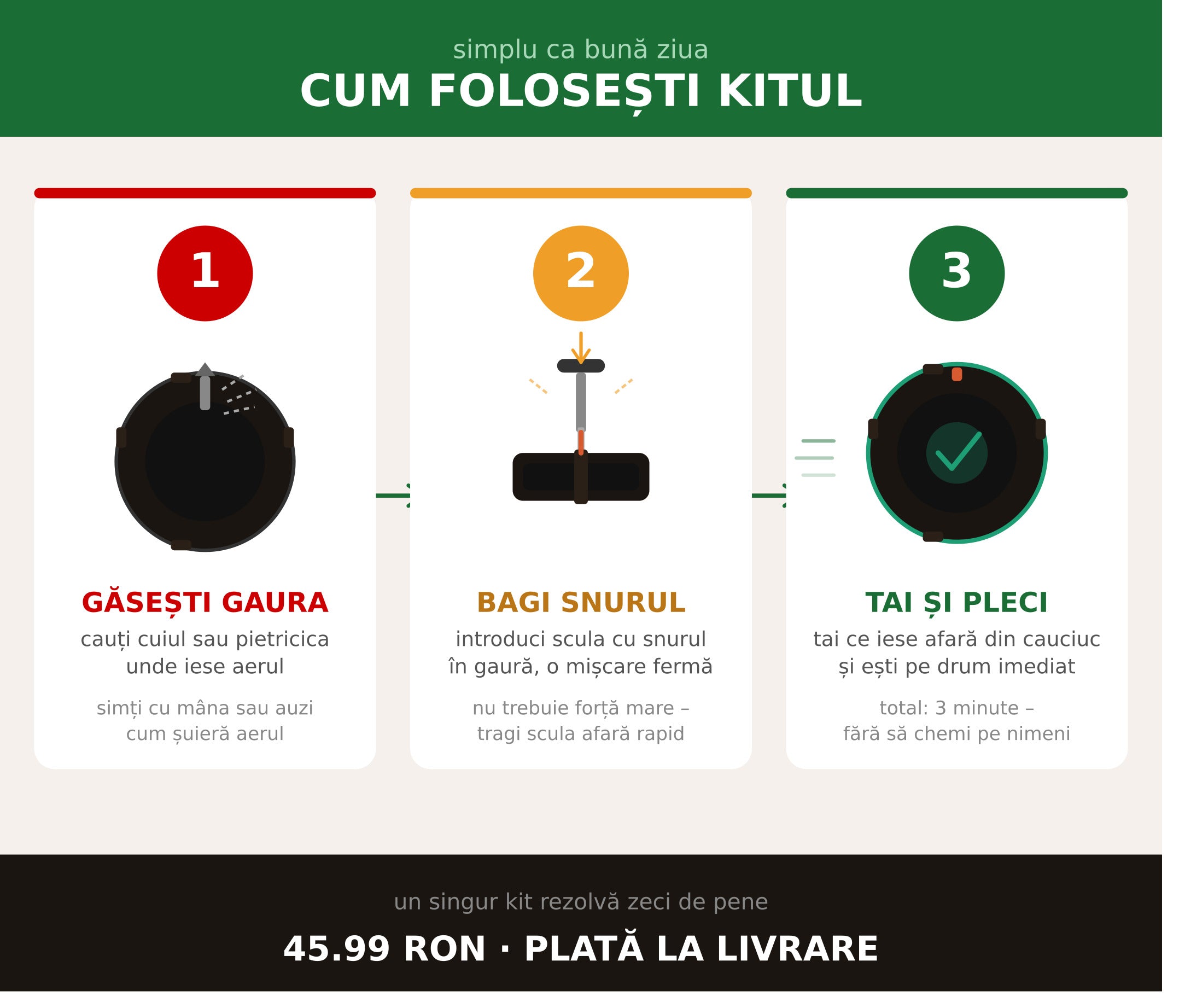 Kit Reparatie Pana