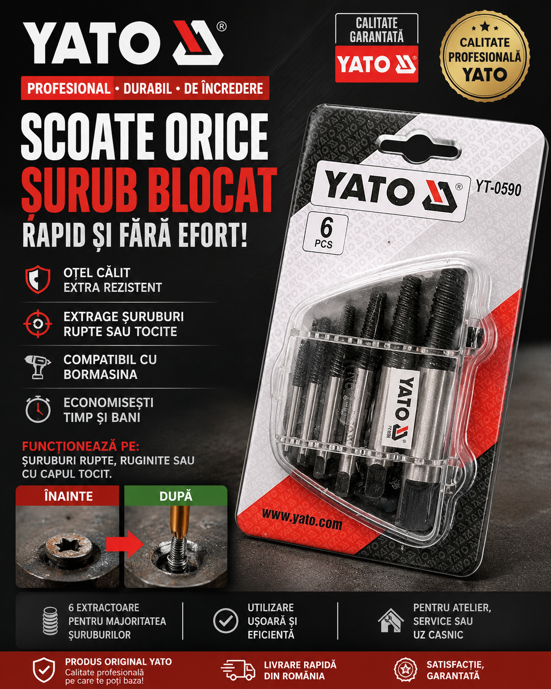 Kit YATO- 6 Piese